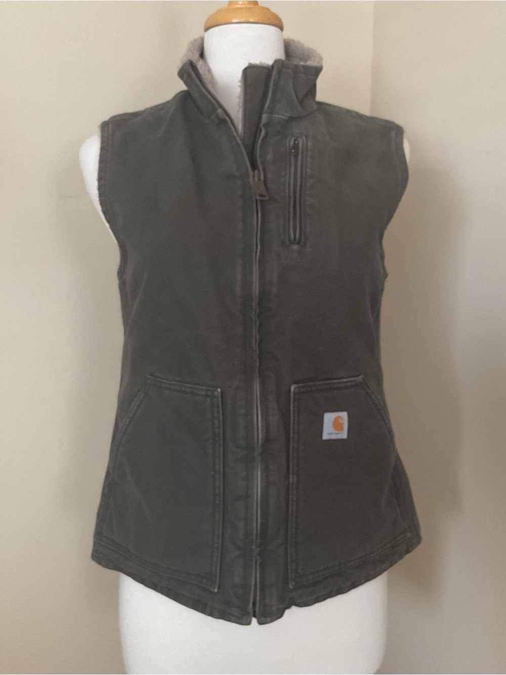 Carhartt Women’s Mock Neck Vest Size S 4/6